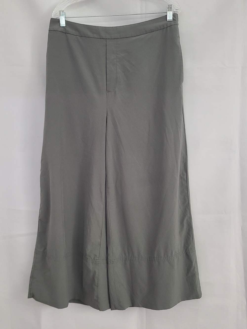 Banana Republic Factory L Green High Rise Air Stretch Wide Leg Lightweight Pant